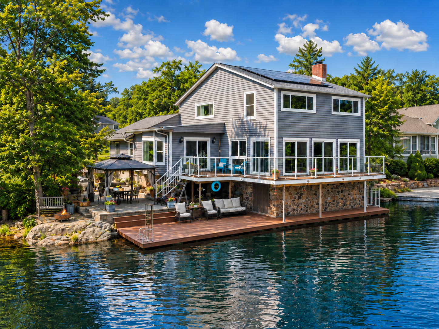 Lakefront Retreat | Game Room • Pizza Oven