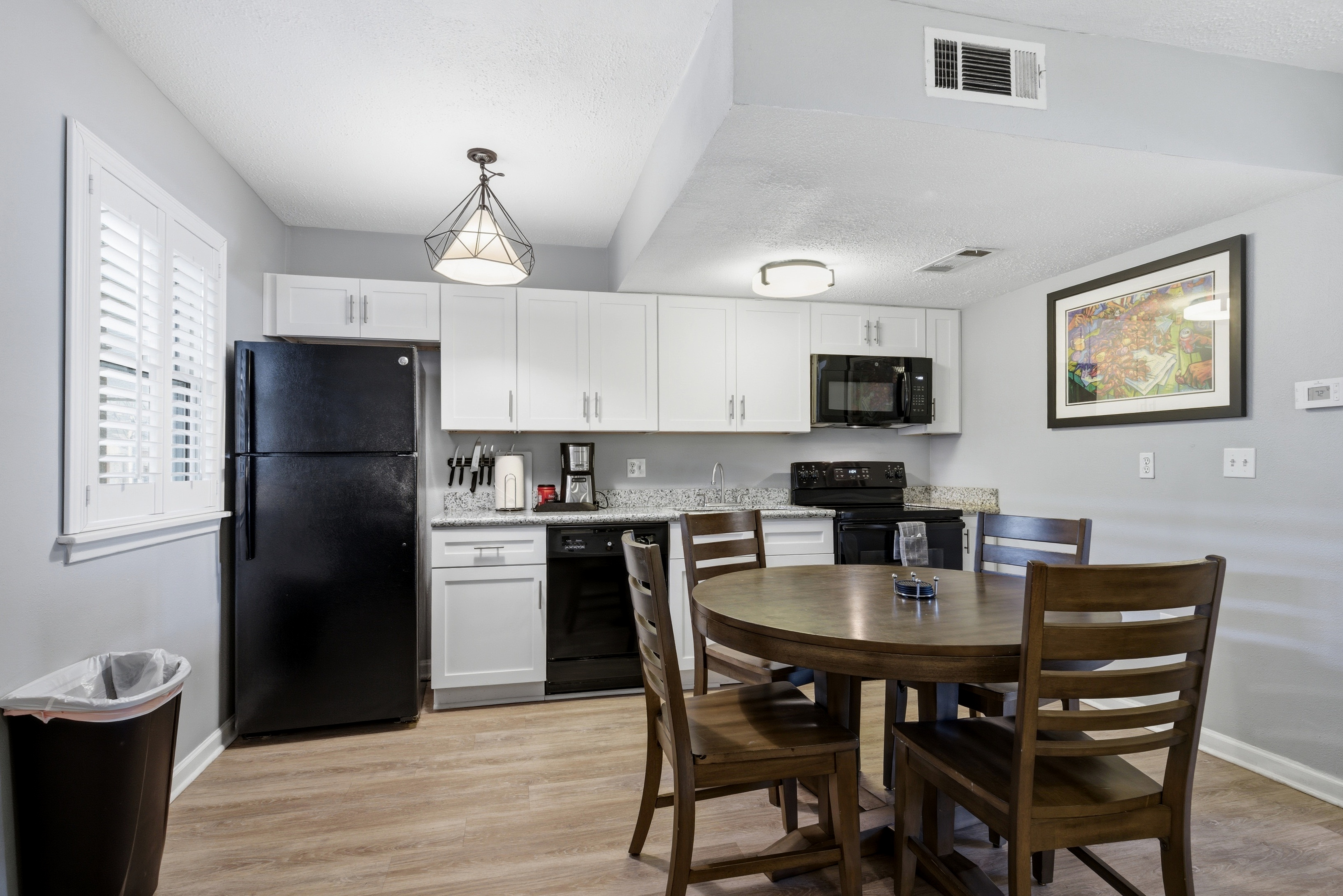 Unit 306-Unti 206-Fully equipped modern kitchen + Dinning area