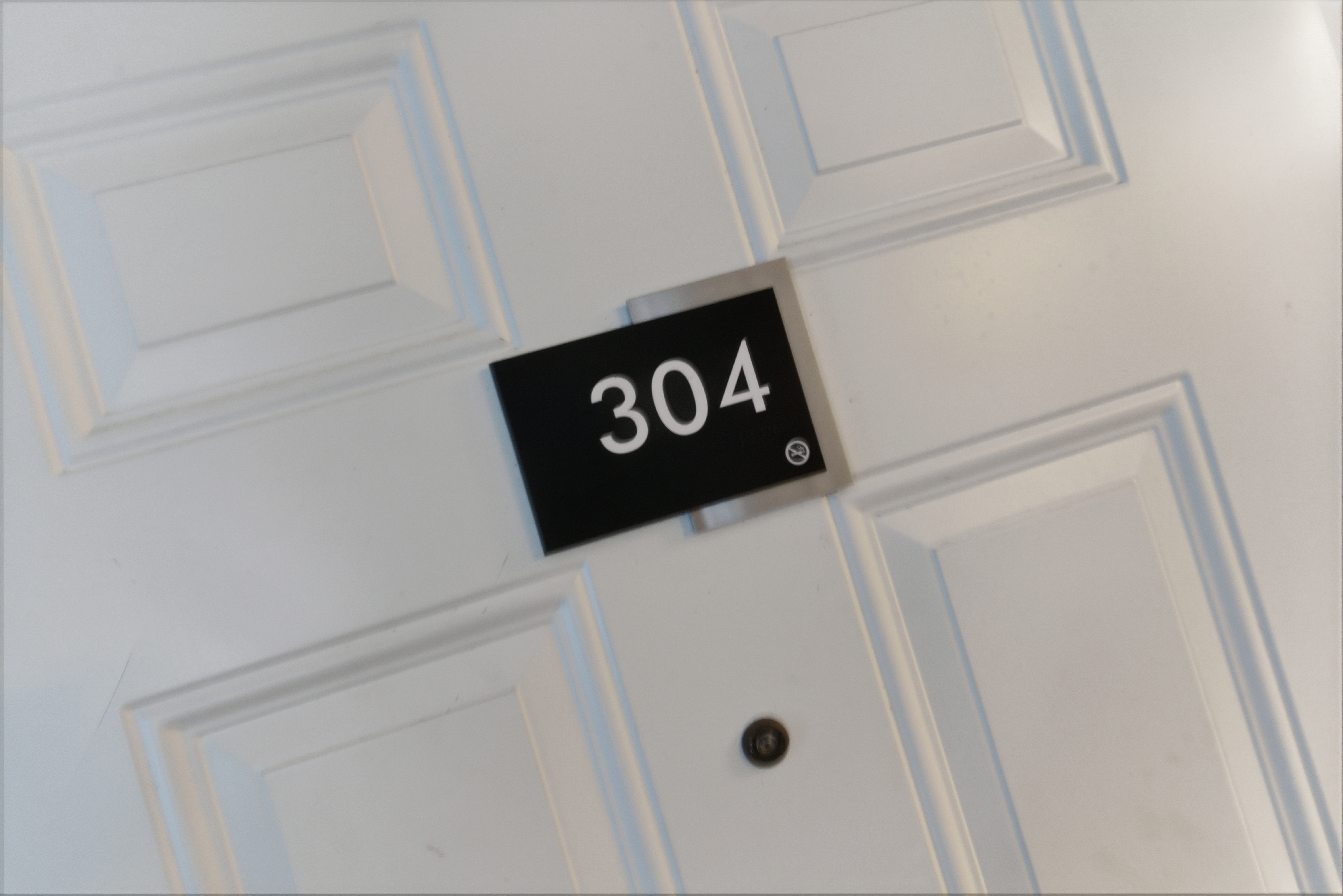 Unit door marked with your specific unit number