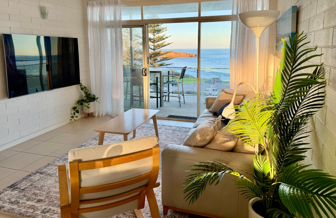 Premium Location – 60m to Horseshoe Bay. Top-floor position with uninterrupted coastal views. Steps away from a safe swimming beach and coastal walks