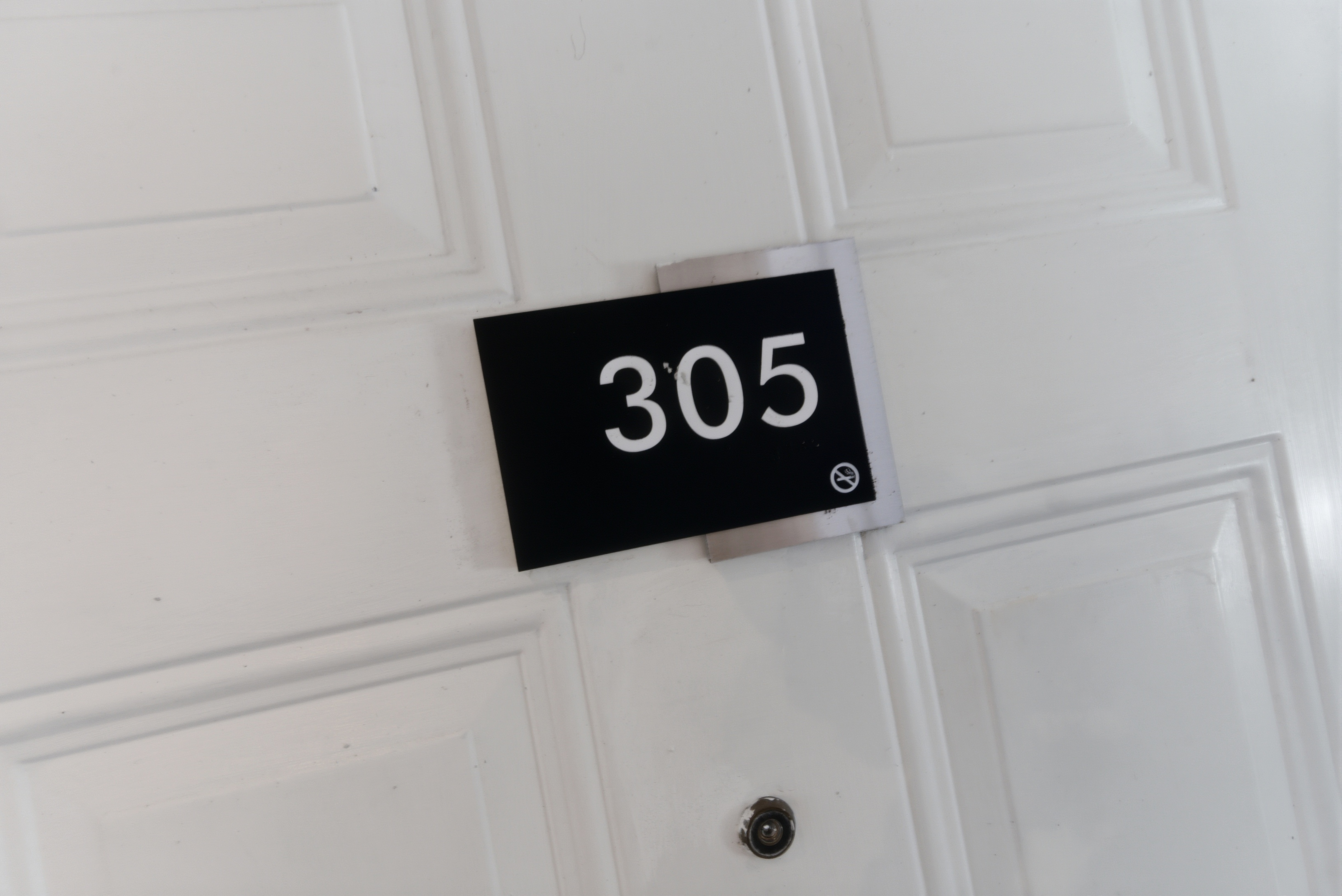Unit door marked with your specific unit number