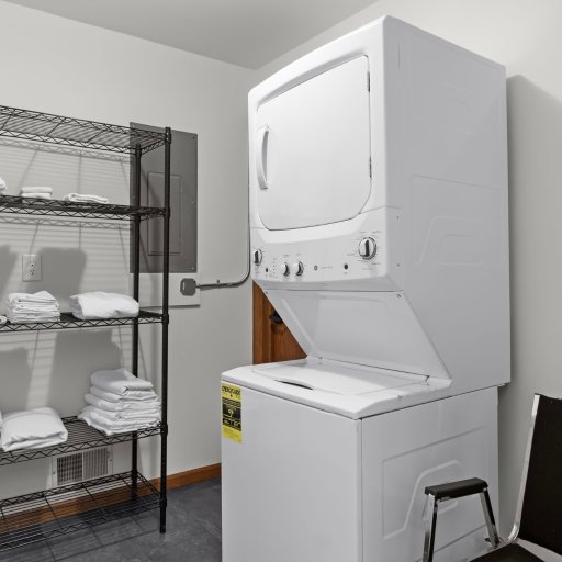 In-unit washer and dryer — no laundromat trips on long stays or after sandy beach days.