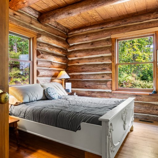 Main-floor bedroom with a full bed