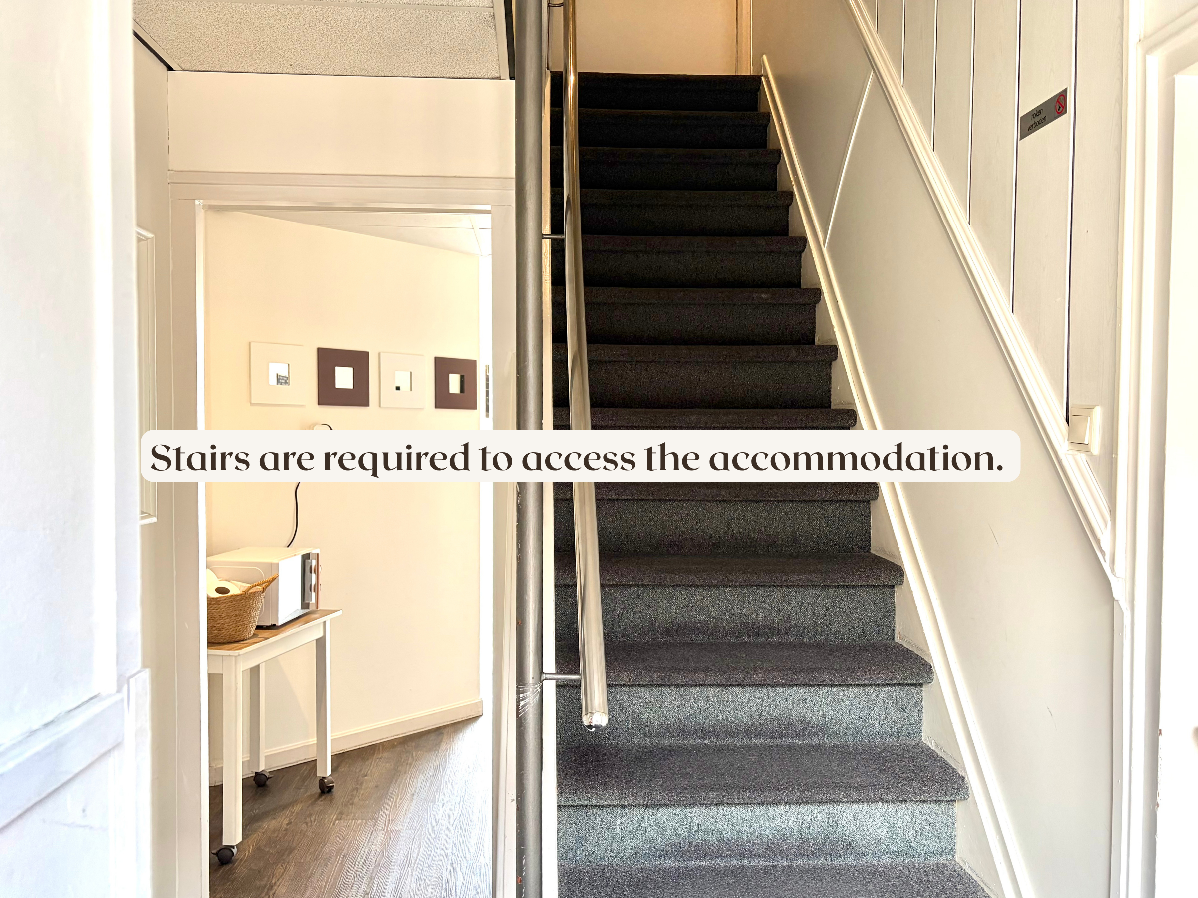 Please note: The apartment is accessible by stairs.