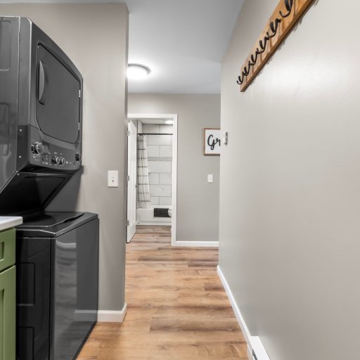 In-unit washer and dryer