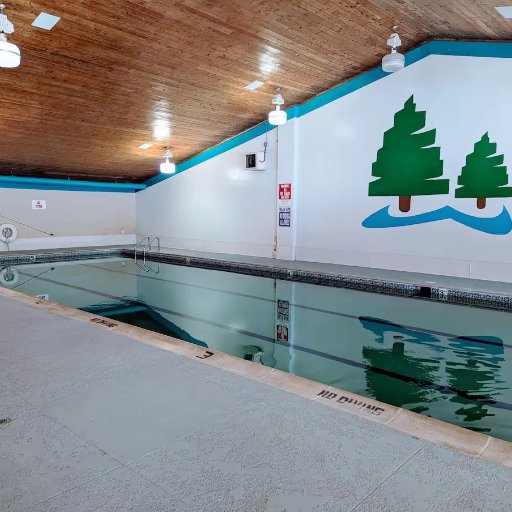 Indoor lap pool at the Michaywe clubhouse