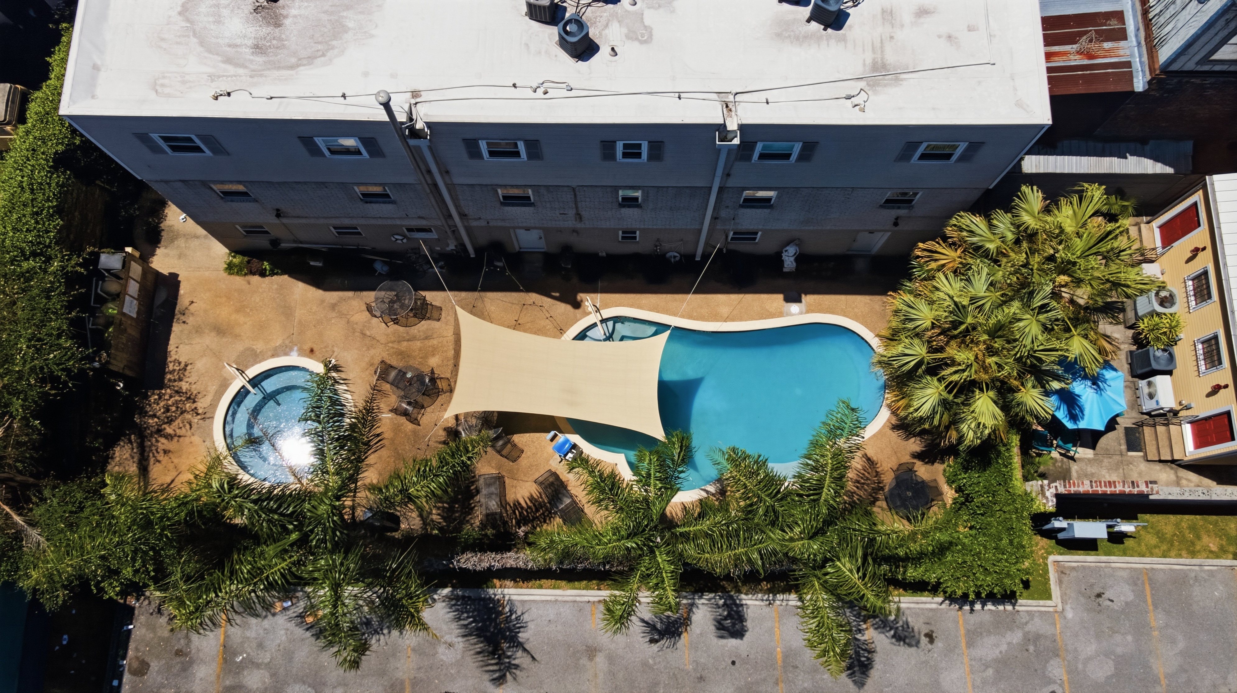 Sunlit pool area for easy afternoons