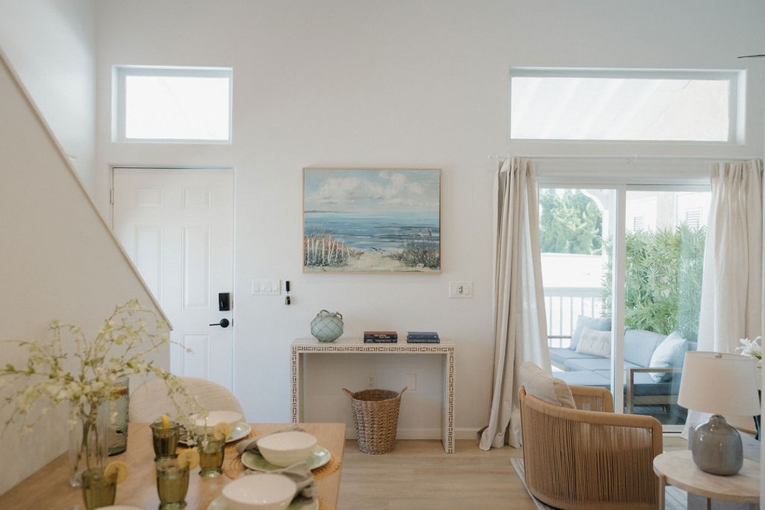 The West Cove at Seaside Square, a two bedroom townhome a short walk from the water in Ocean Beach