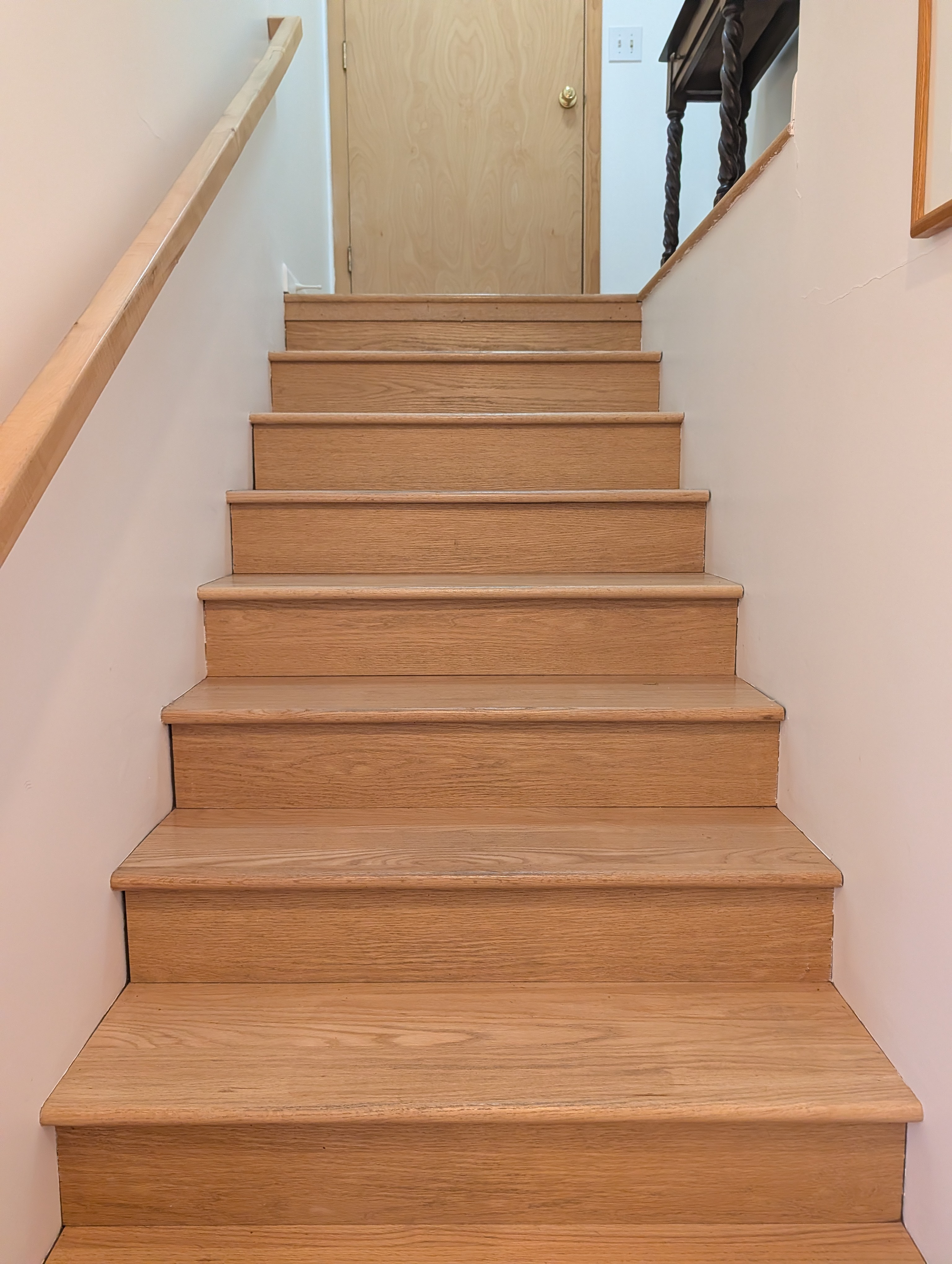 STAIRS:  These are the stairs up to the second floor.