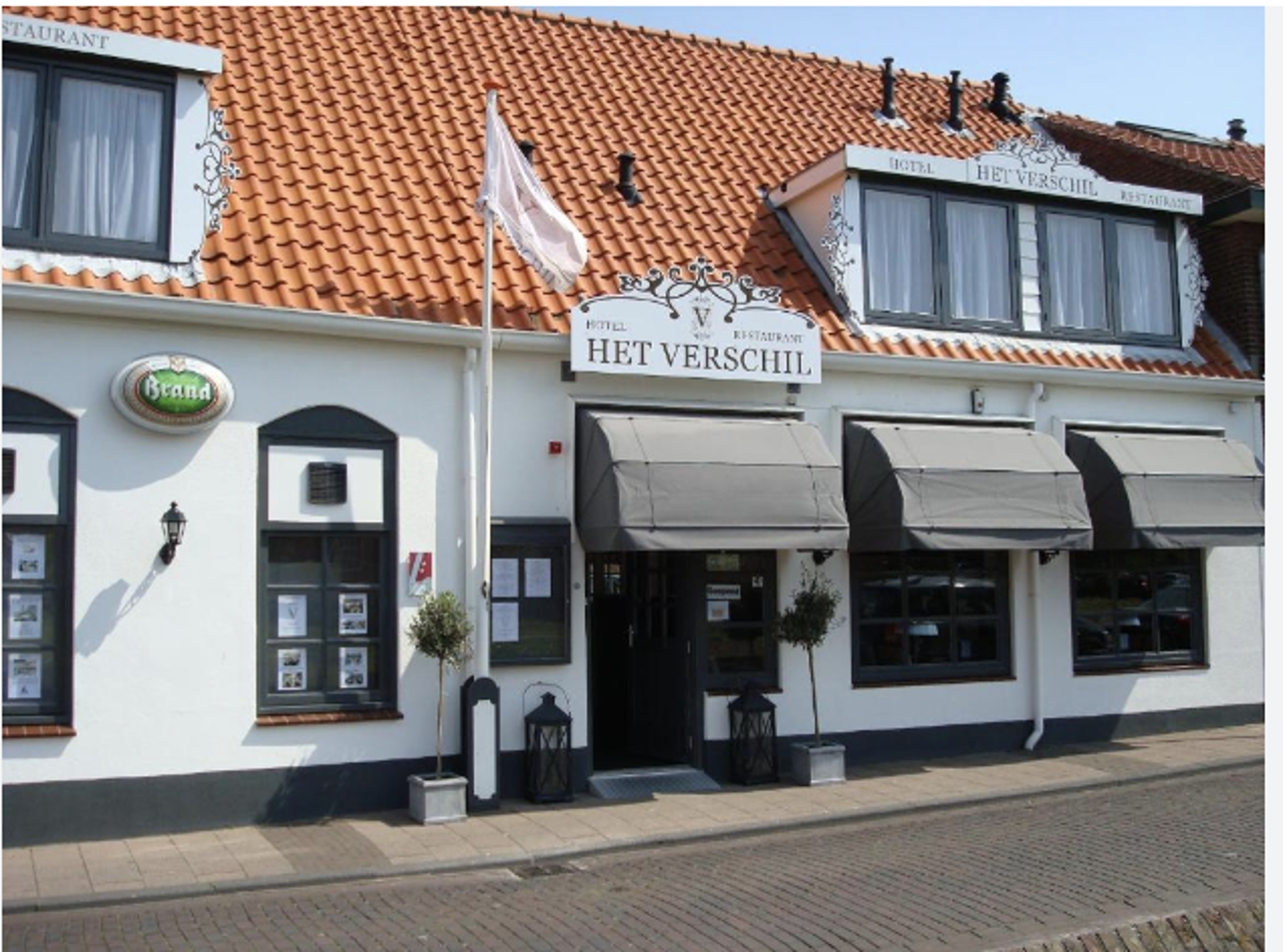 Entrance to the building, Zoutelande.