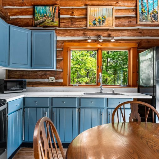 Kitchen counter and coffee station